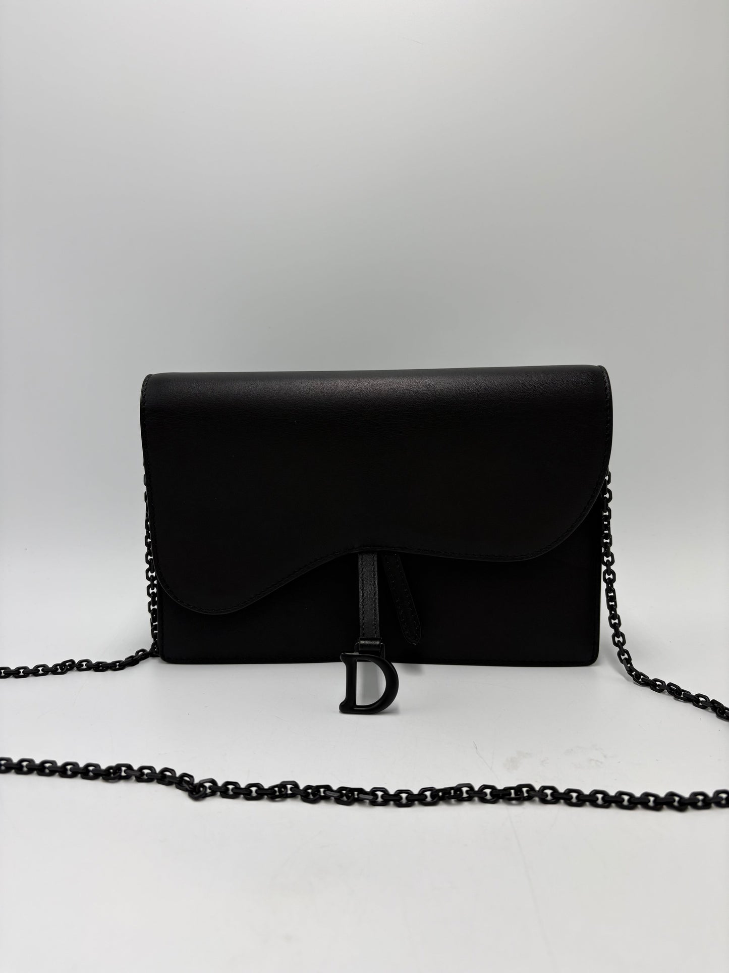 Christian Dior Ultra Matte Saddle Chain Luxury Handbag