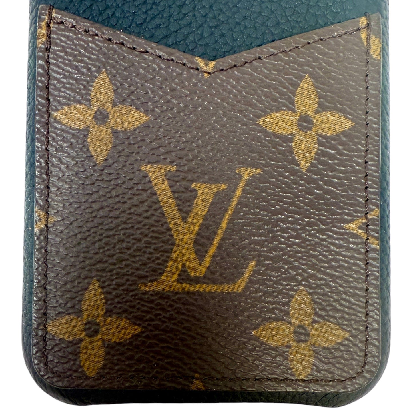 Bumper Pallas Iphone 11 Pro Luxury Designer By Louis Vuitton In Monogram Coated Canvas & Calf Leather, Size: Medium