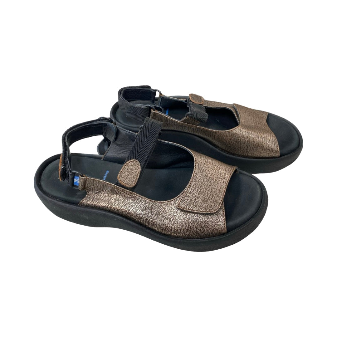 Sandals Heels Block By Cmc In Multi, Size:8.5
