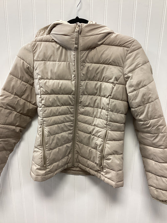 Jacket Puffer & Quilted By Abercrombie And Fitch In Cream, Size:Xs