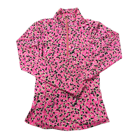 Top Ls Designer By Lilly Pulitzer In Animal Print, Size:Xs