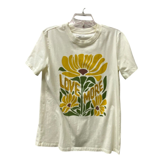 Top Ss Basic By Maurices In Cream, Size:Xs