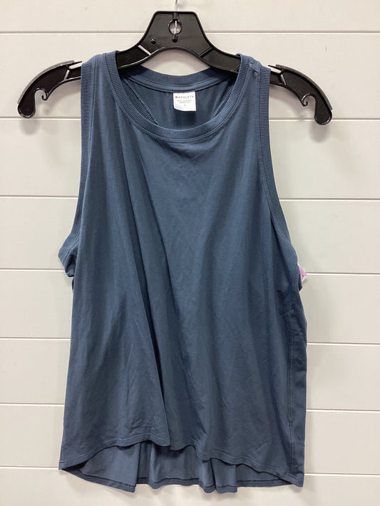 Athletic Tank Top By Athleta In Blue, Size:M