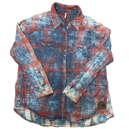Top Ls By Free People In Blue & Red, Size:M