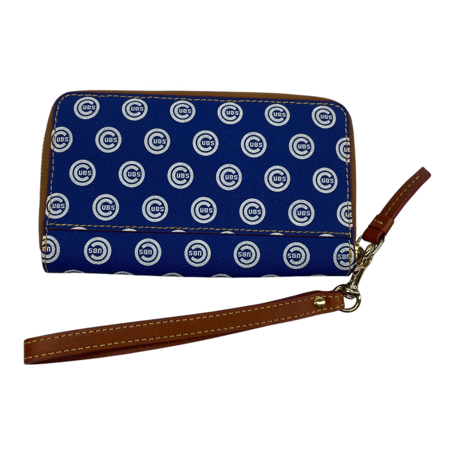 Wallet Designer By Dooney And Bourke In Blue & Brown, Size:Medium