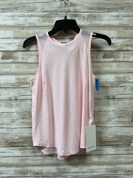Athletic Tank Top By Lululemon In Pink, Size:2