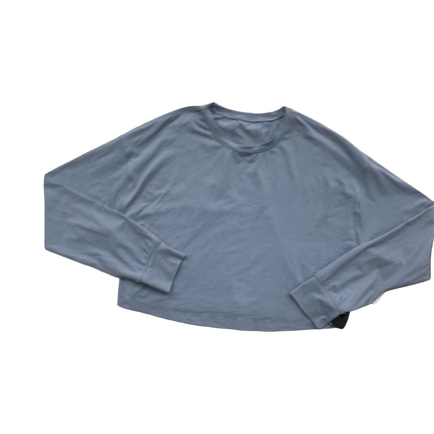 Athletic Top Ls Crewneck By Lululemon In Blue, Size:M