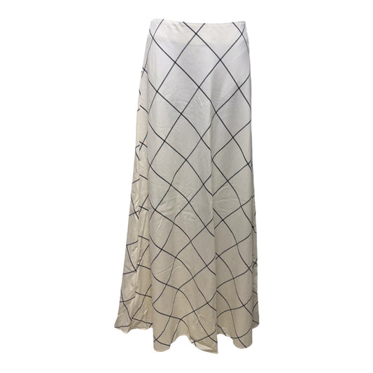 Branch Skirt By Staud In Ivory Windowpane, Size: 4
