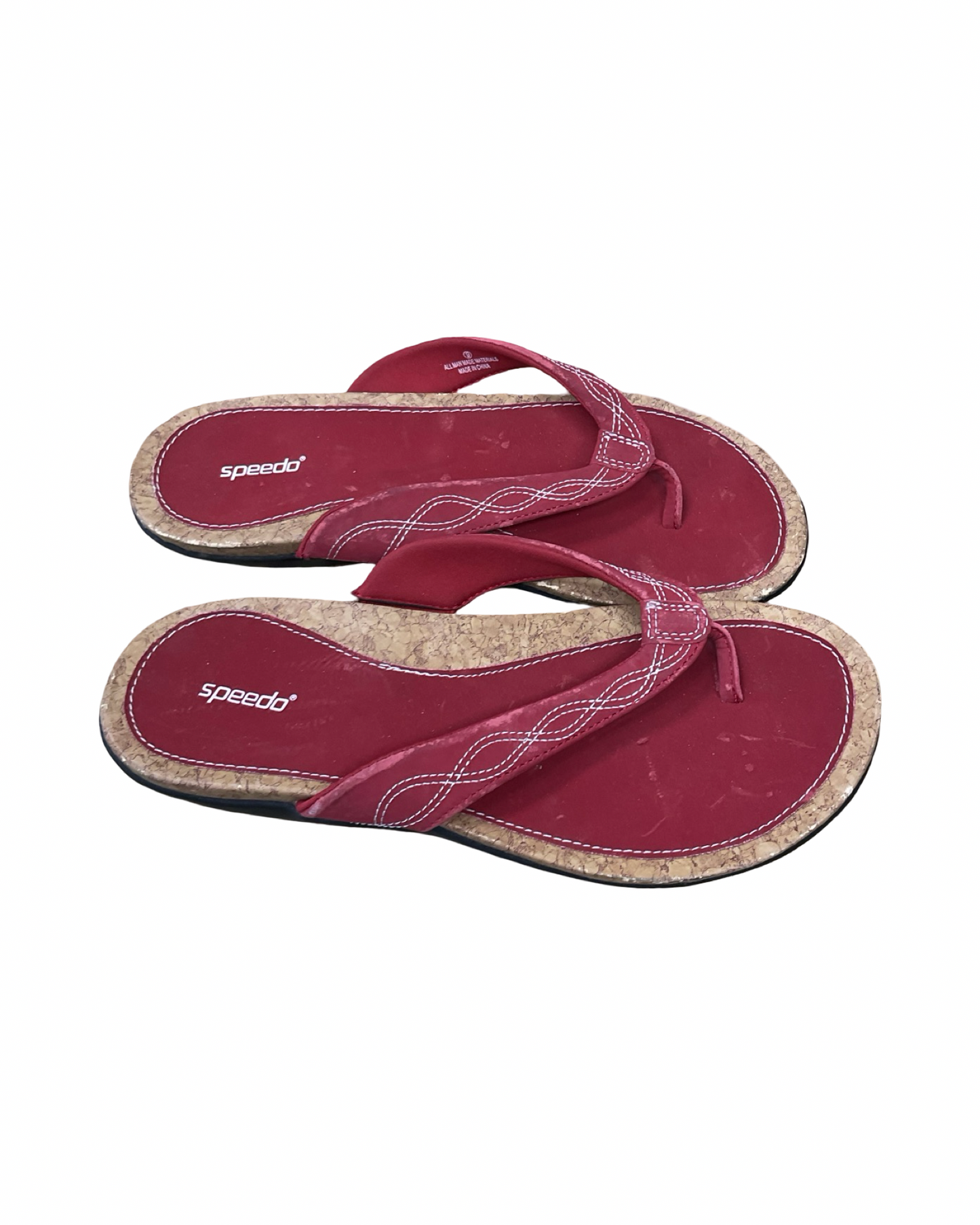 Sandals Flip Flops By Speedo In Red, Size:9