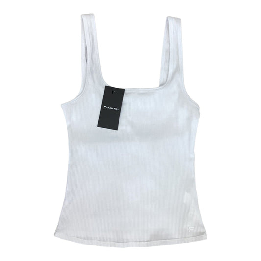 Athletic Tank Top By Fabletics In White, Size:M