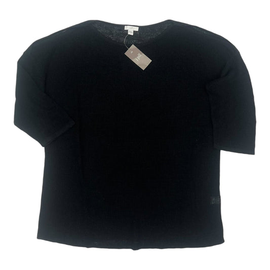 Top 3/4 Sleeve By J. Jill In Black, Size:M