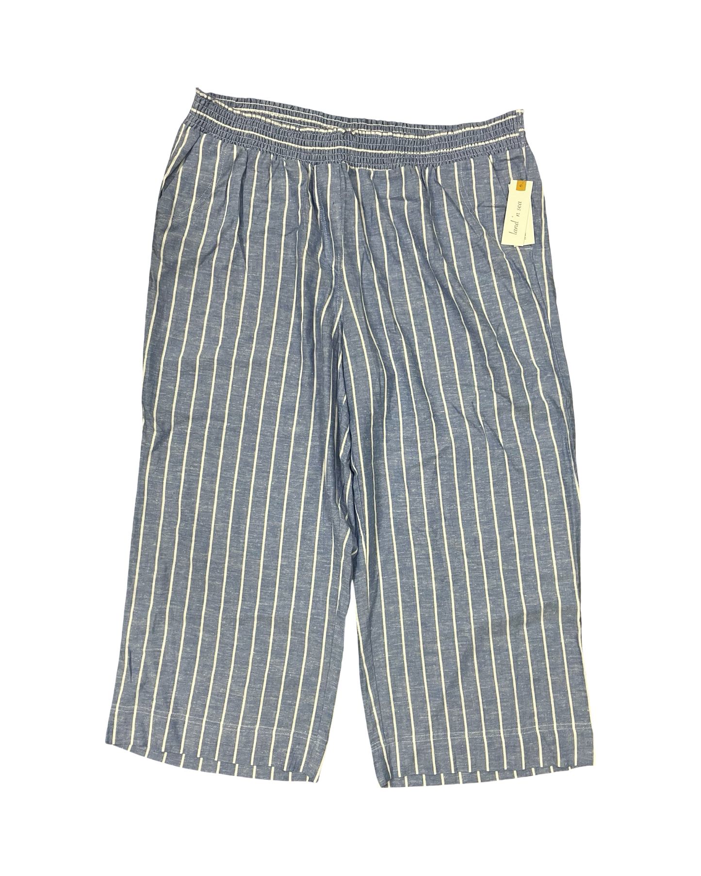 Pants Lounge By Clothes Mentor In Blue & White, Size:22