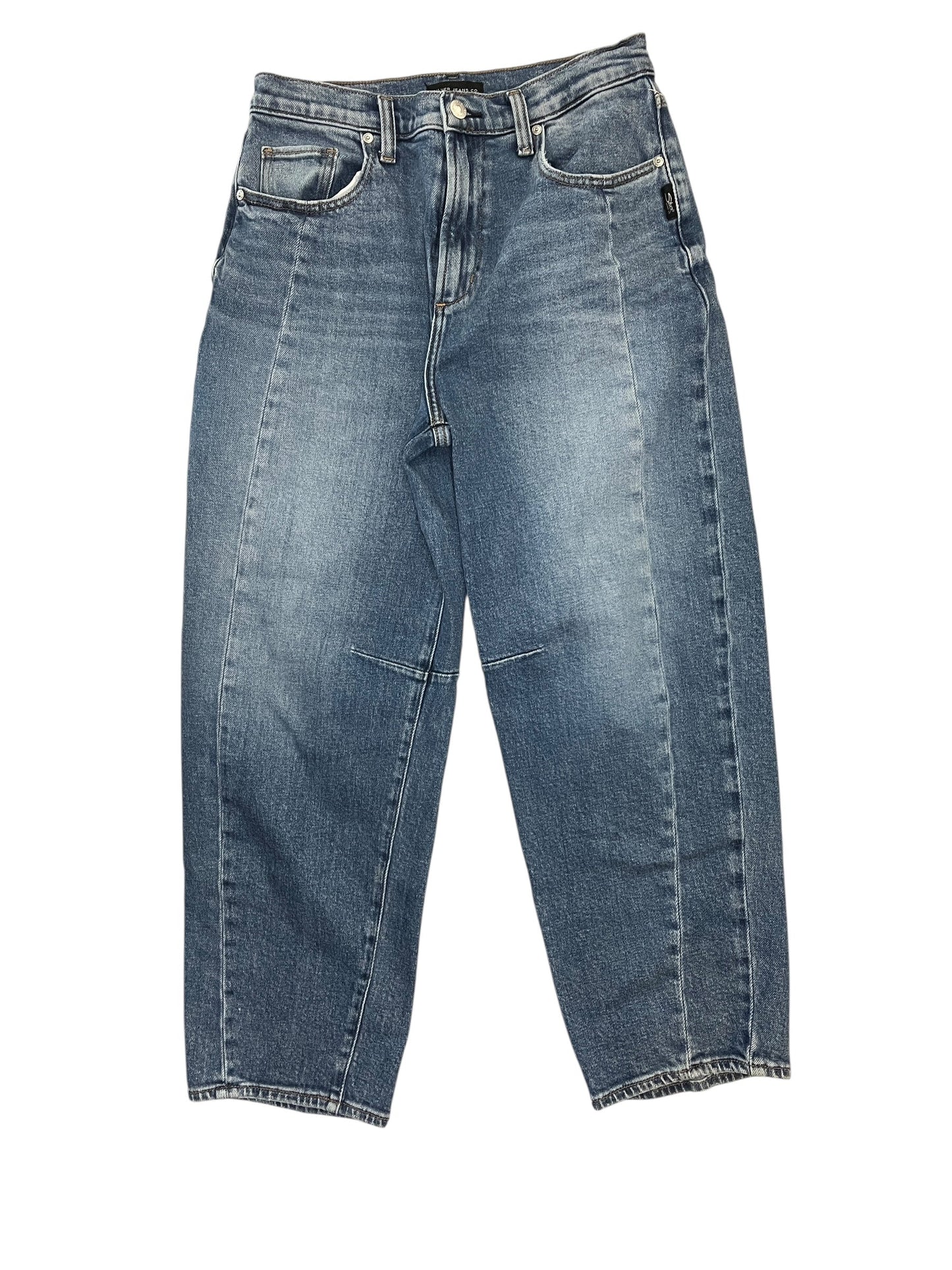 Jeans Wide Leg By Silver In Blue Denim, Size:0