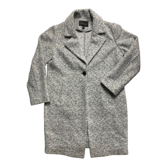 Coat Wool By Banana Republic In Grey, Size:M