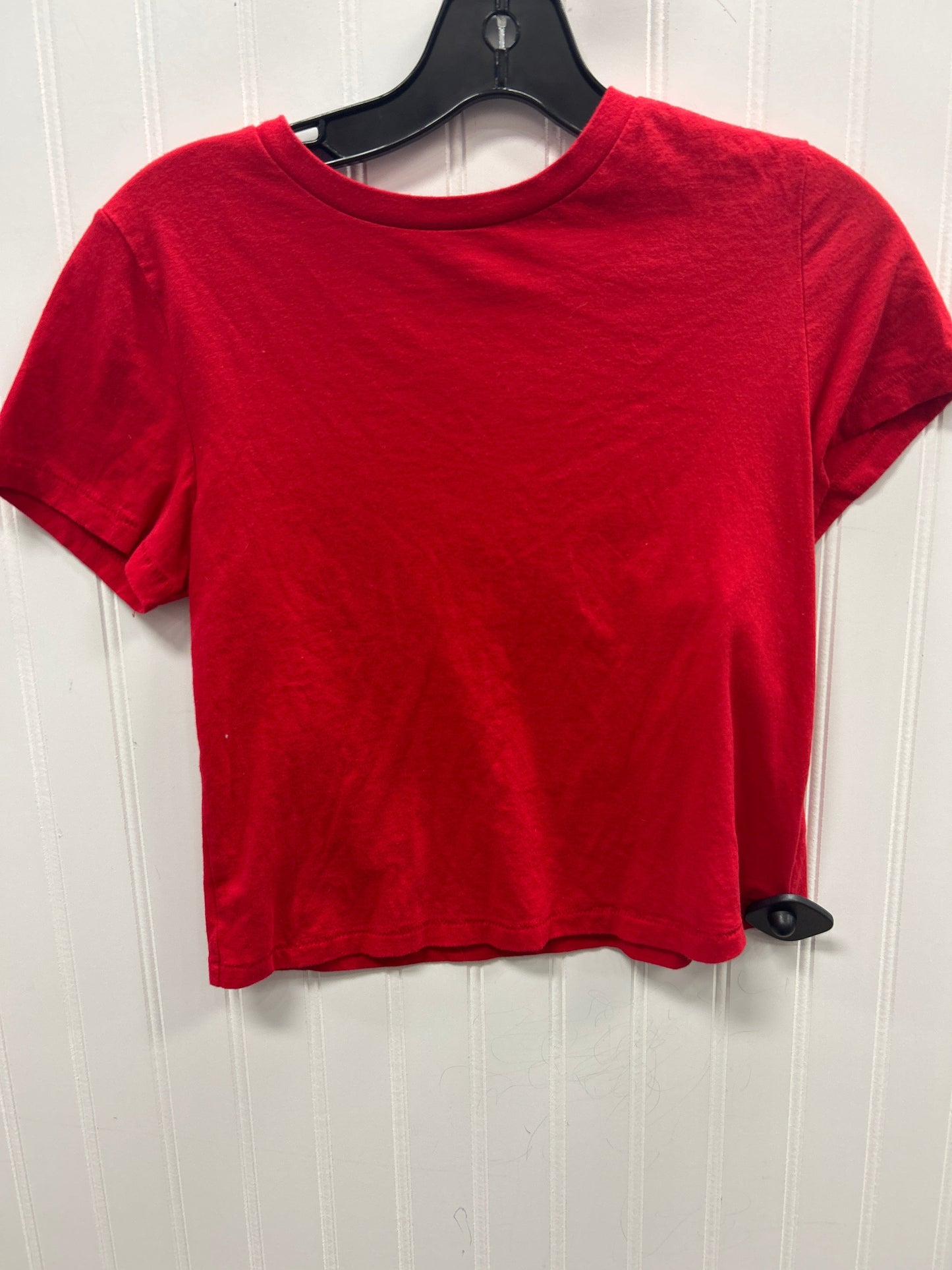 Top Ss Basic By Universal Thread In Red, Size:Xs