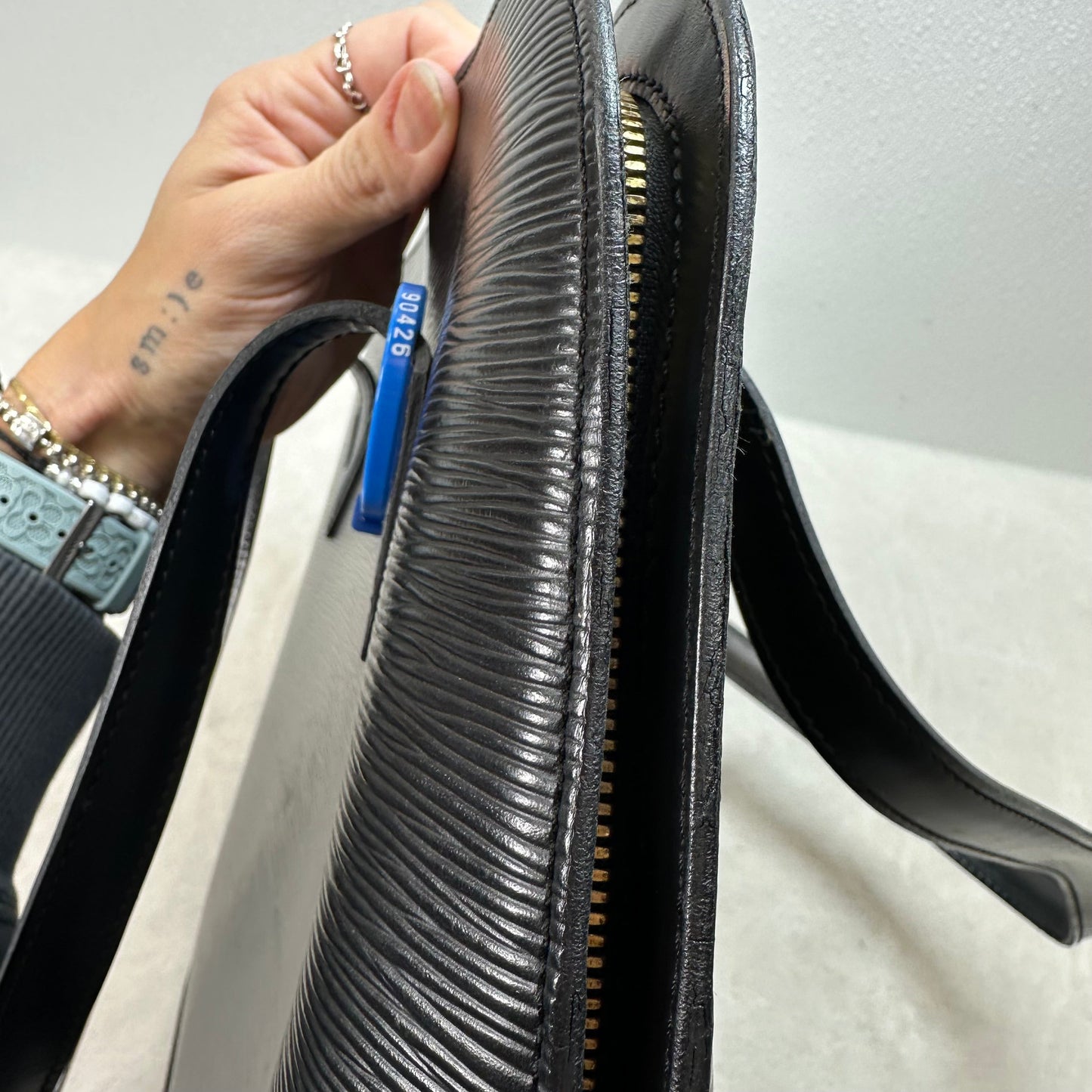 EPI LUSSAC Handbag Luxury Designer By Louis Vuitton, Size: Medium