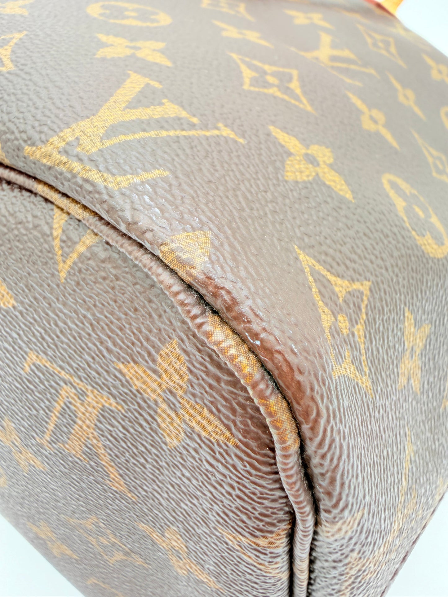 Handbag Luxury Designer By Louis Vuitton In Brown, Size:Medium