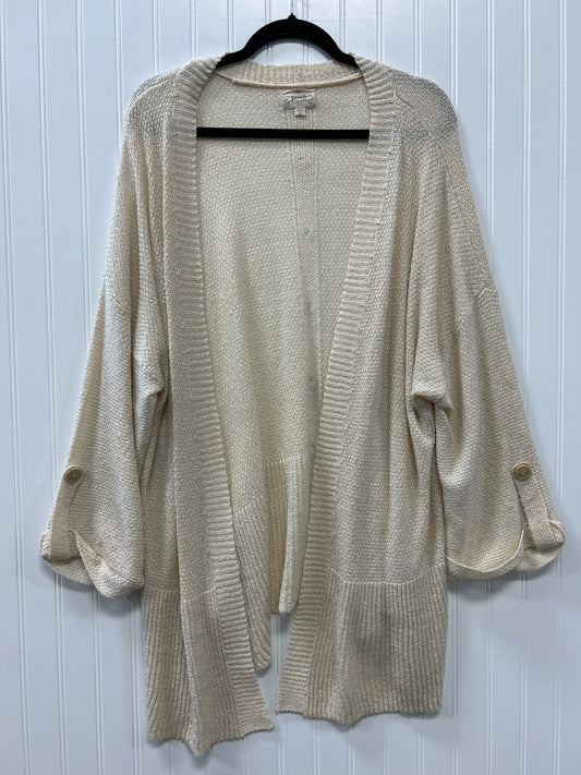 Cardigan By Cmc In Tan, Size:2X