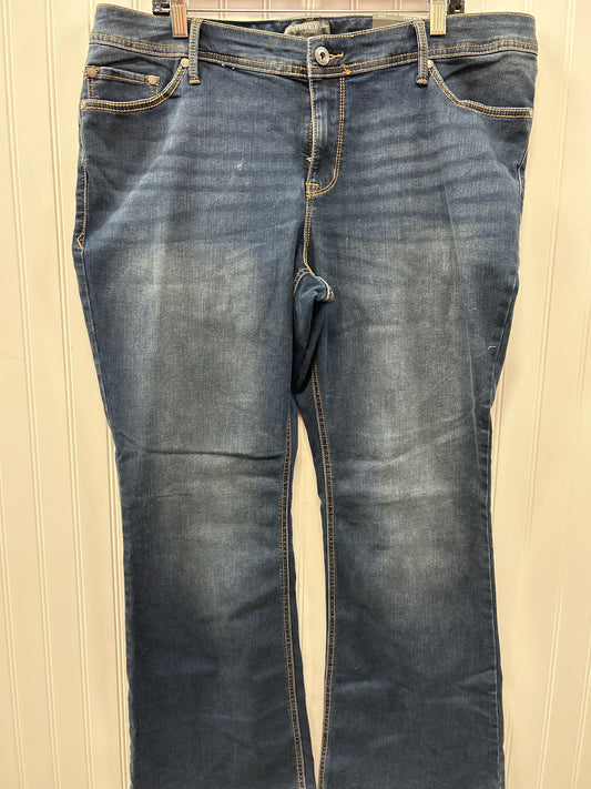 Jeans Boot Cut By Torrid In Blue Denim, Size:20
