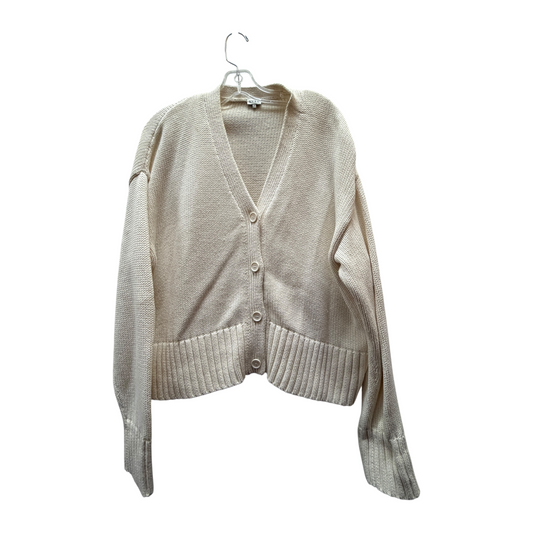 Sweater Cardigan By Kule In Cream, Size:L