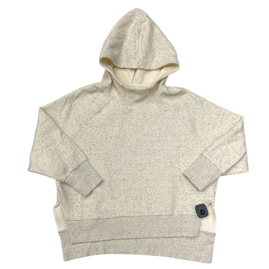Athletic Sweatshirt Hoodie By Calia In Cream, Size:S