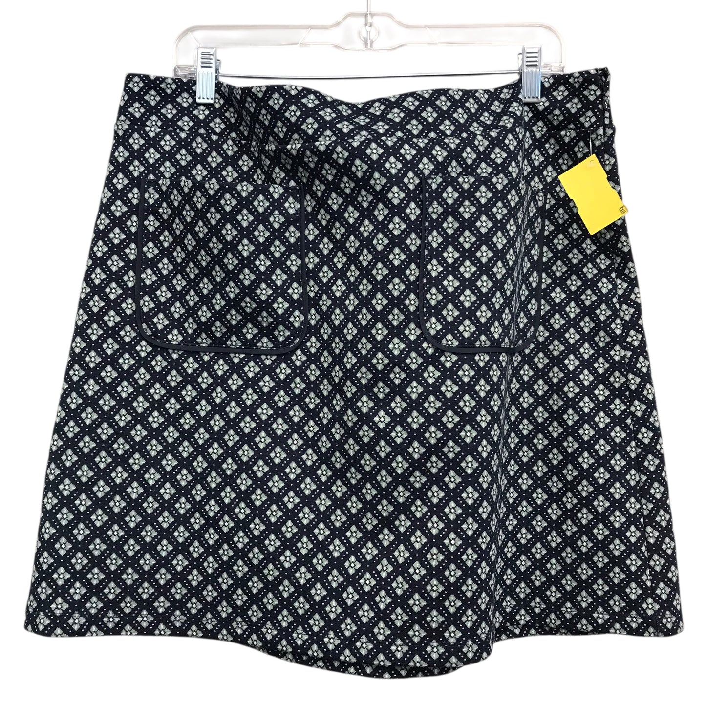 Skirt Mini & Short By Loft In Blue & Green, Size:16