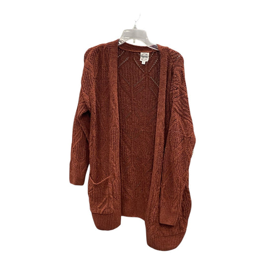 Sweater Cardigan By Hippie Rose In Brown, Size:Xl