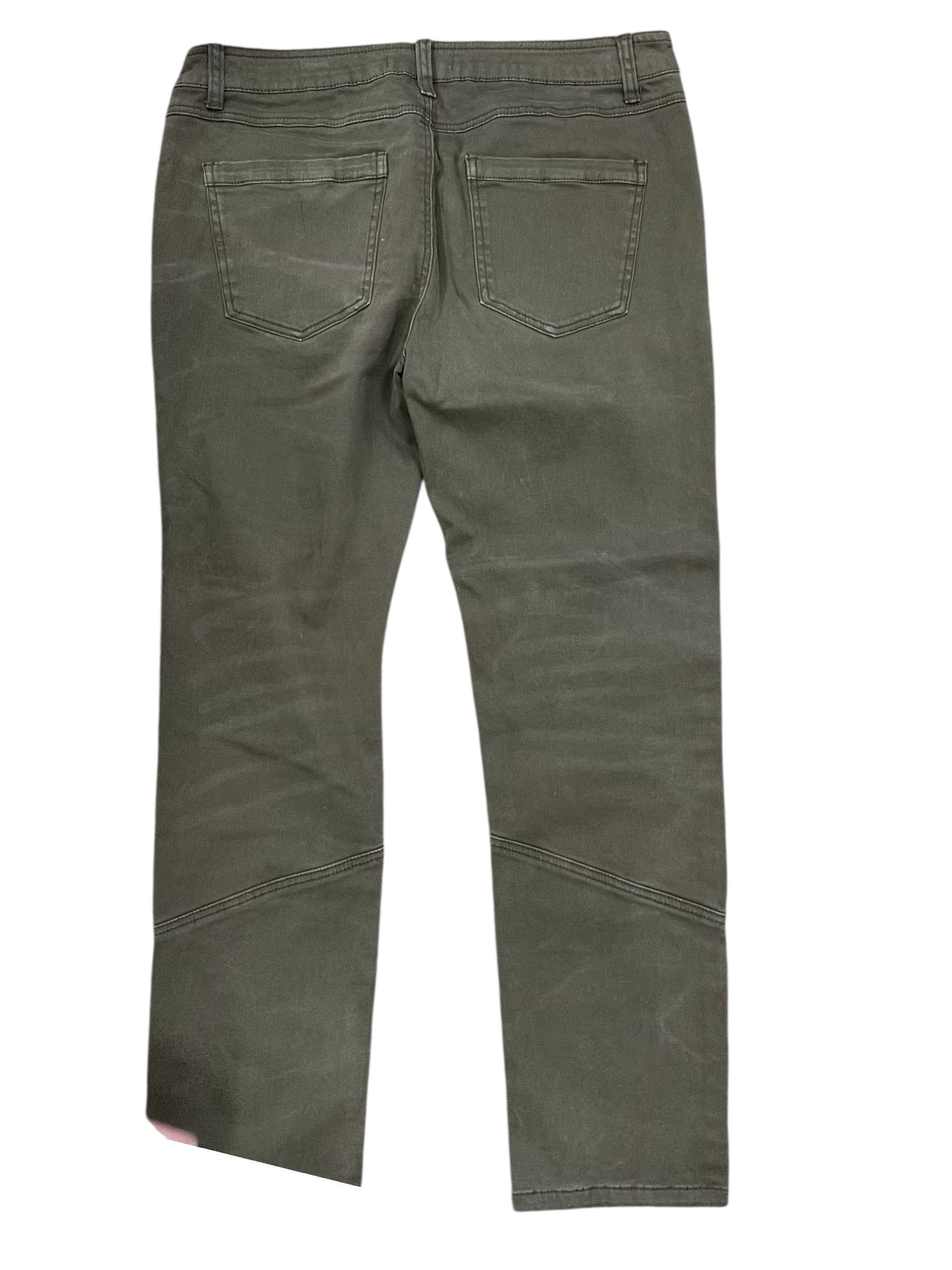 Jeans Skinny By Free People In Green Denim, Size:10