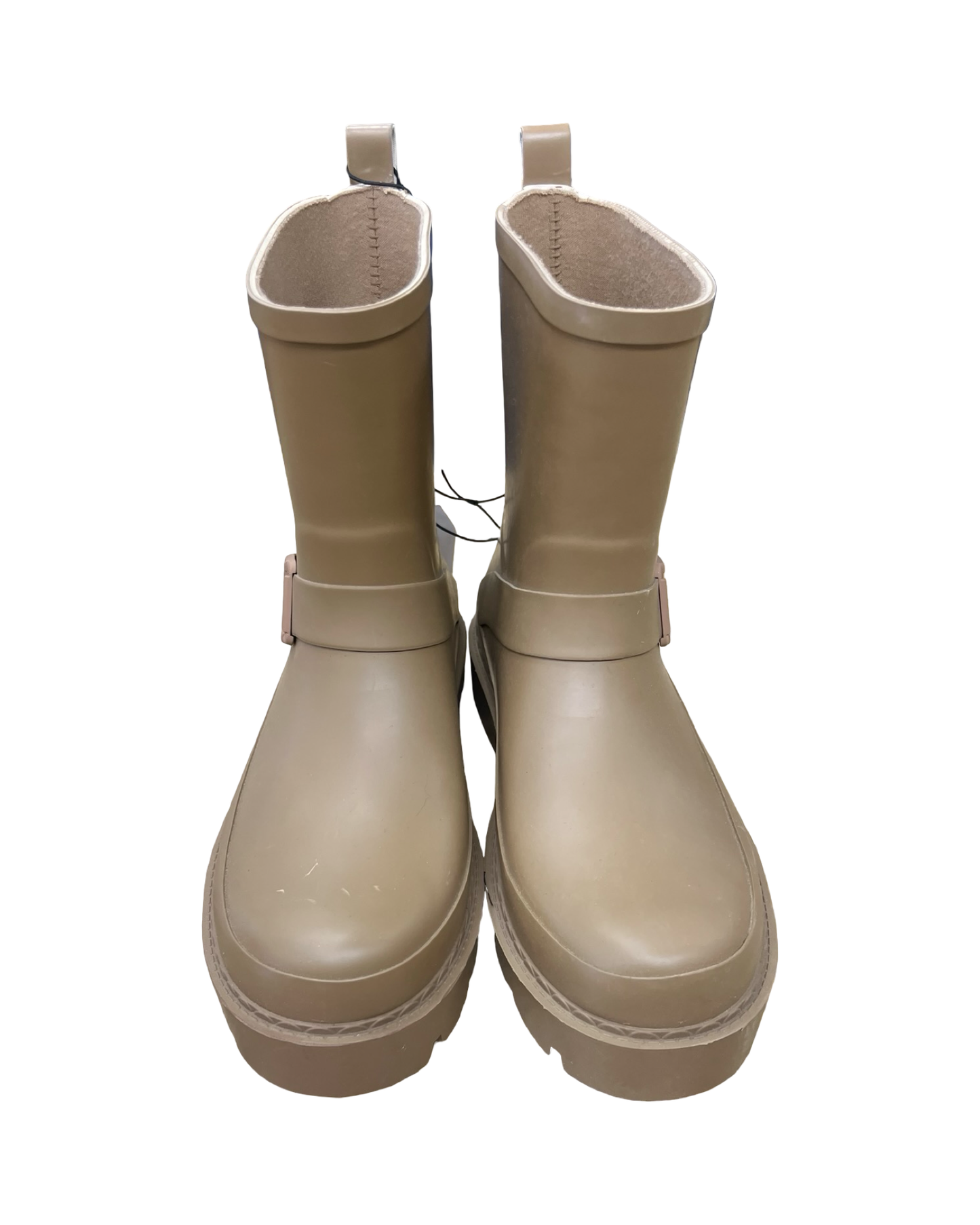 Boots Rain By Time And Tru In Tan, Size:9