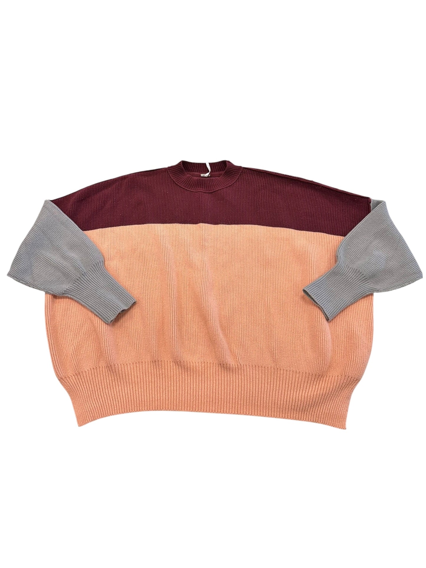 Sweater By Free People In Orange & Red, Size:Xs