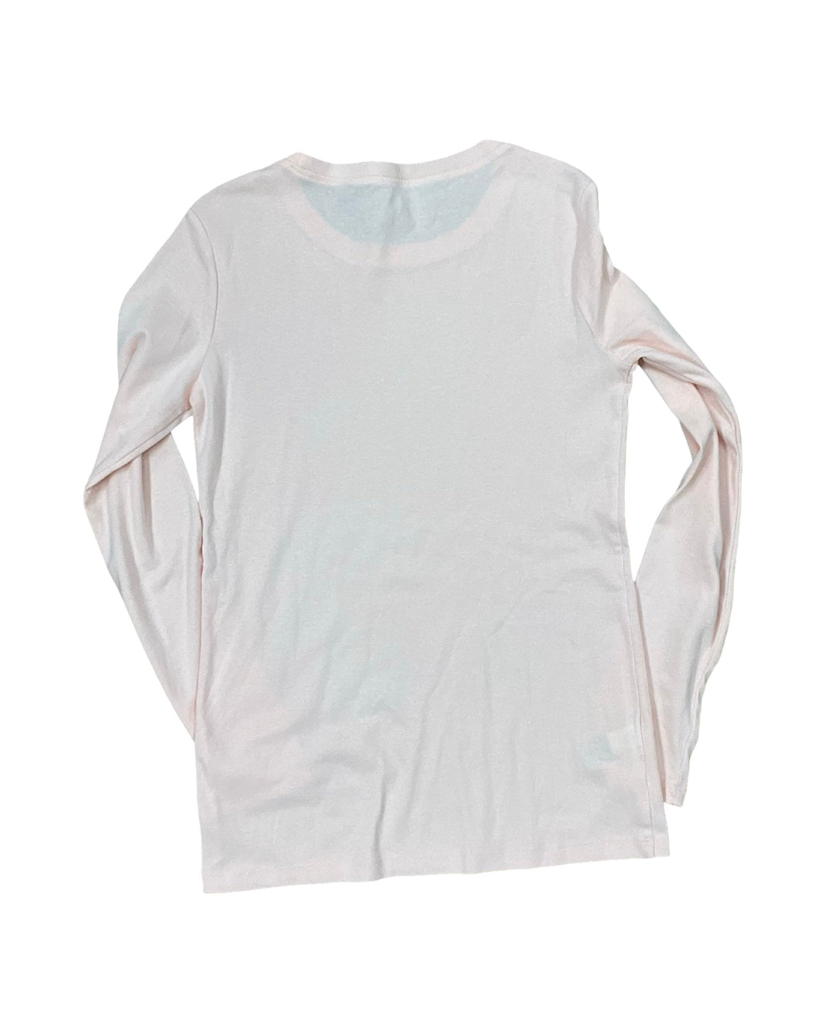 Top Ls Basic By Eddie Bauer In Peach, Size:M