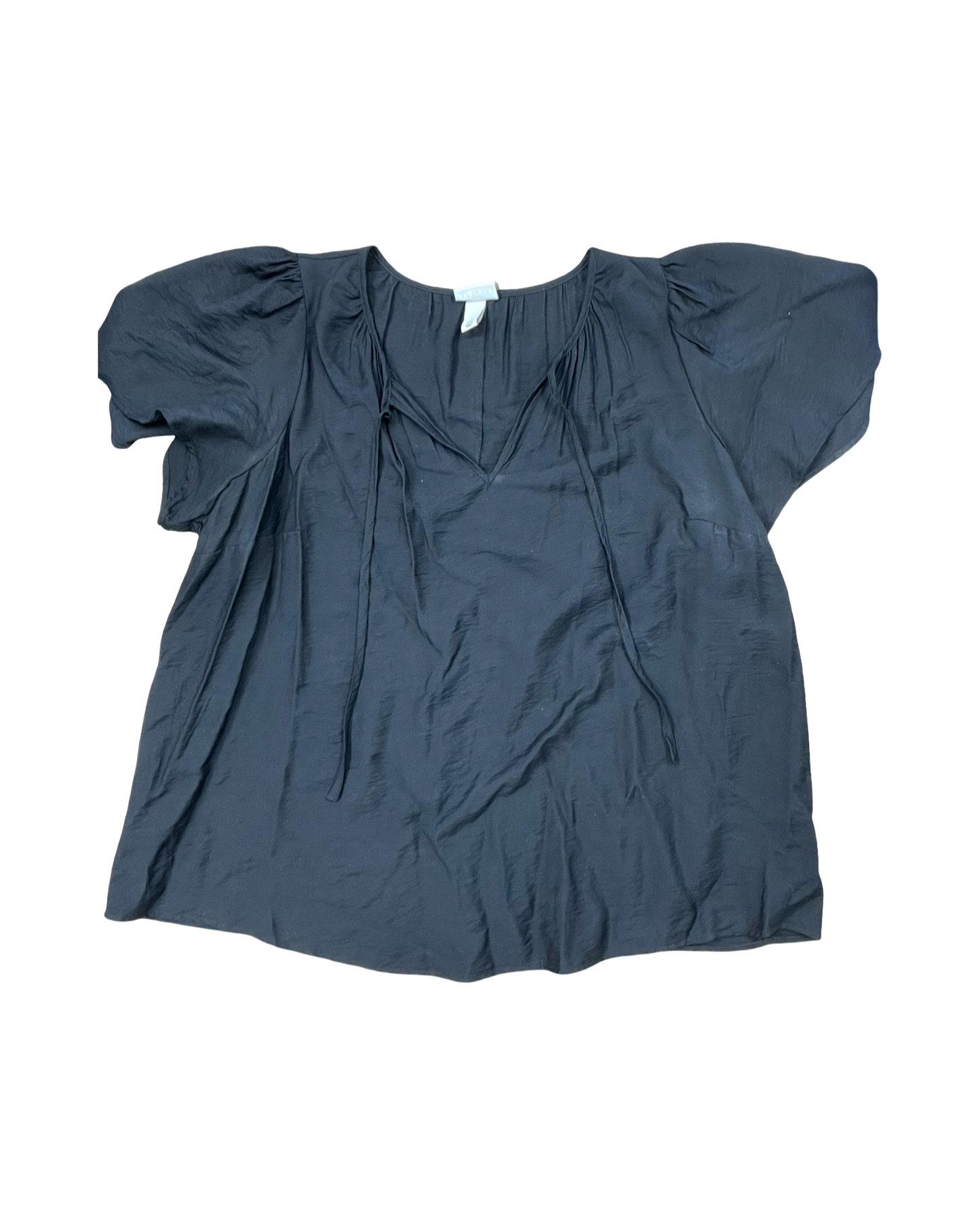 Top Ls By Ava & Viv In Black, Size:1X