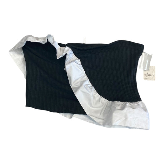 Top Sleeveless By Free People In Black & White, Size:Xl