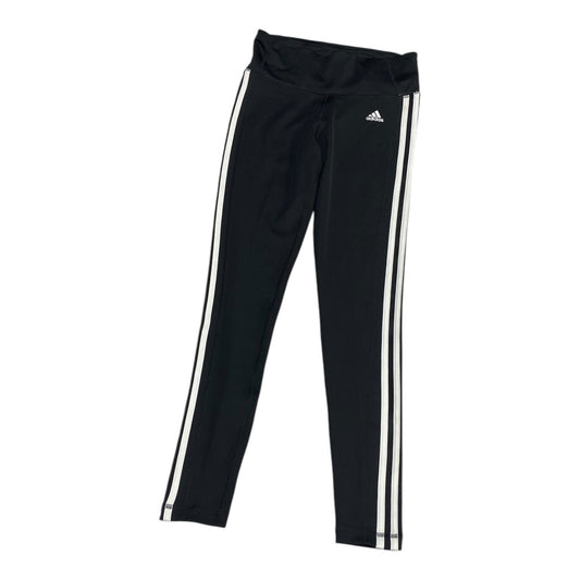 Athletic Leggings By Adidas In Black & White, Size:M