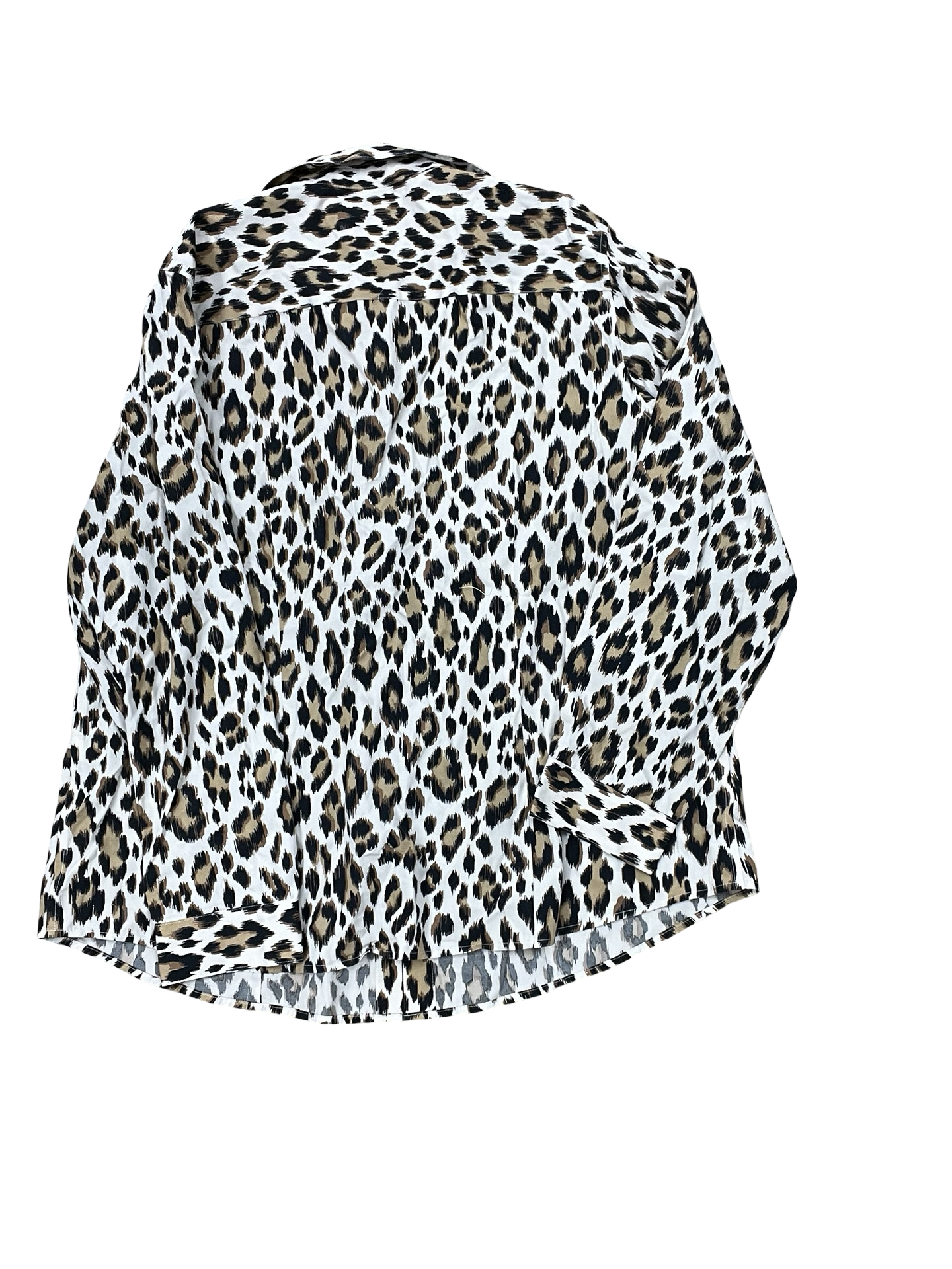 Blouse Ls By Chicos In Animal Print, Size:Xl