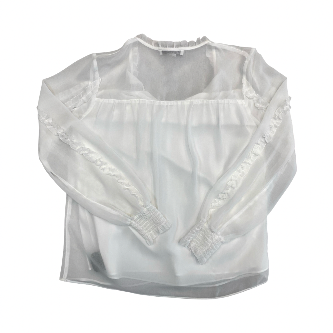 Top Ls By White House Black Market In White, Size:Xs