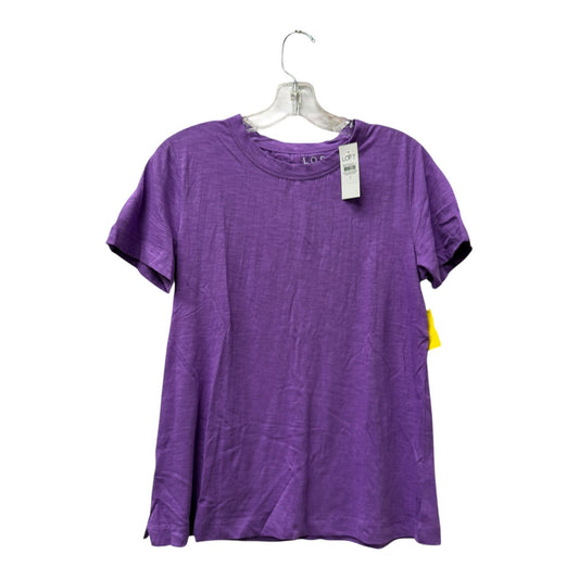 Top Ss By Loft In Purple, Size:S
