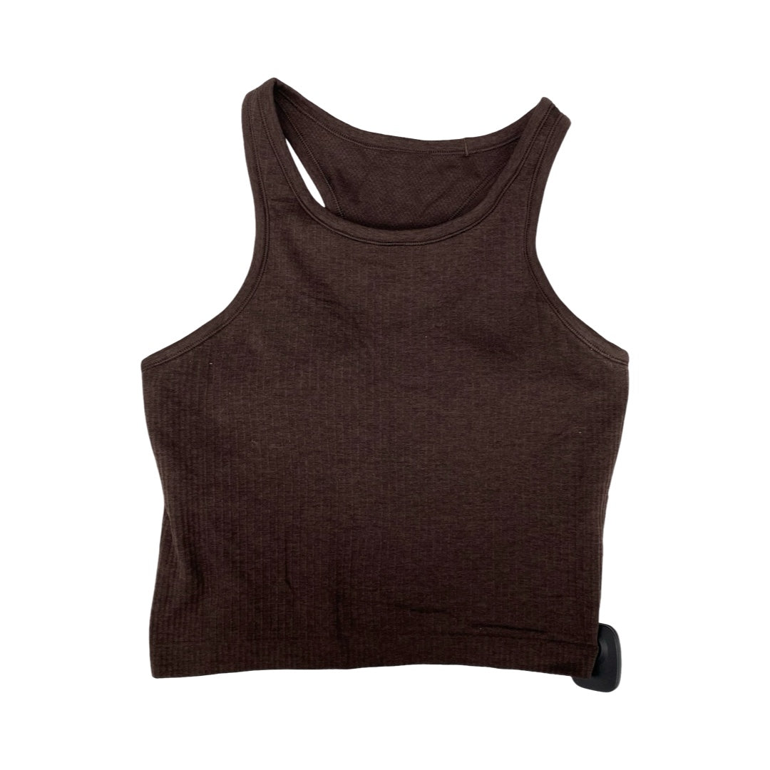 Athletic Tank Top By Lululemon In Brown, Size:S