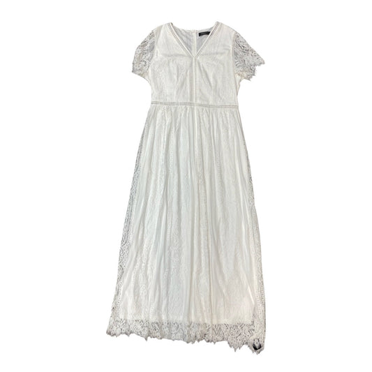 Dress Casual Maxi By Merokeety In White, Size:Xl
