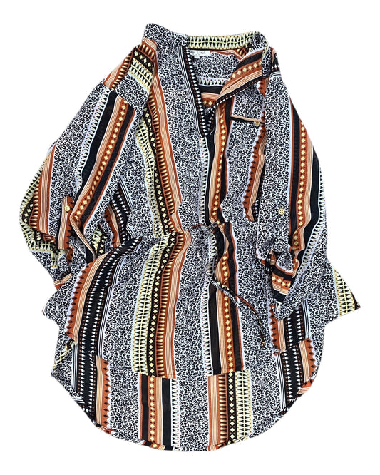 Top 3/4 Sleeve By Clothes Mentor In Animal Print, Size:2X