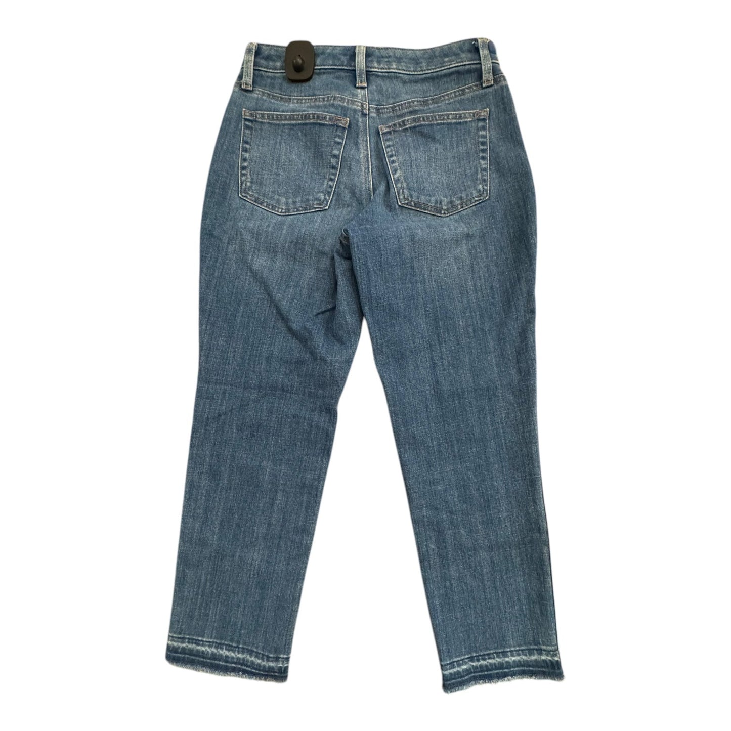 Jeans Straight By Talbots In Blue Denim, Size:2P