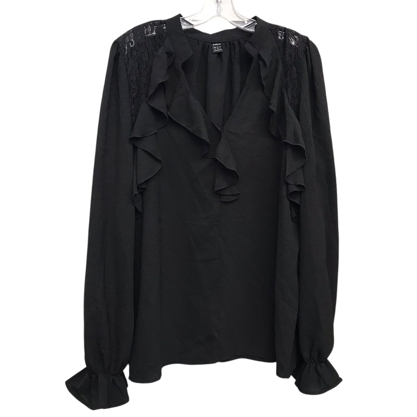 Top Ls By Shein In Black, Size:M