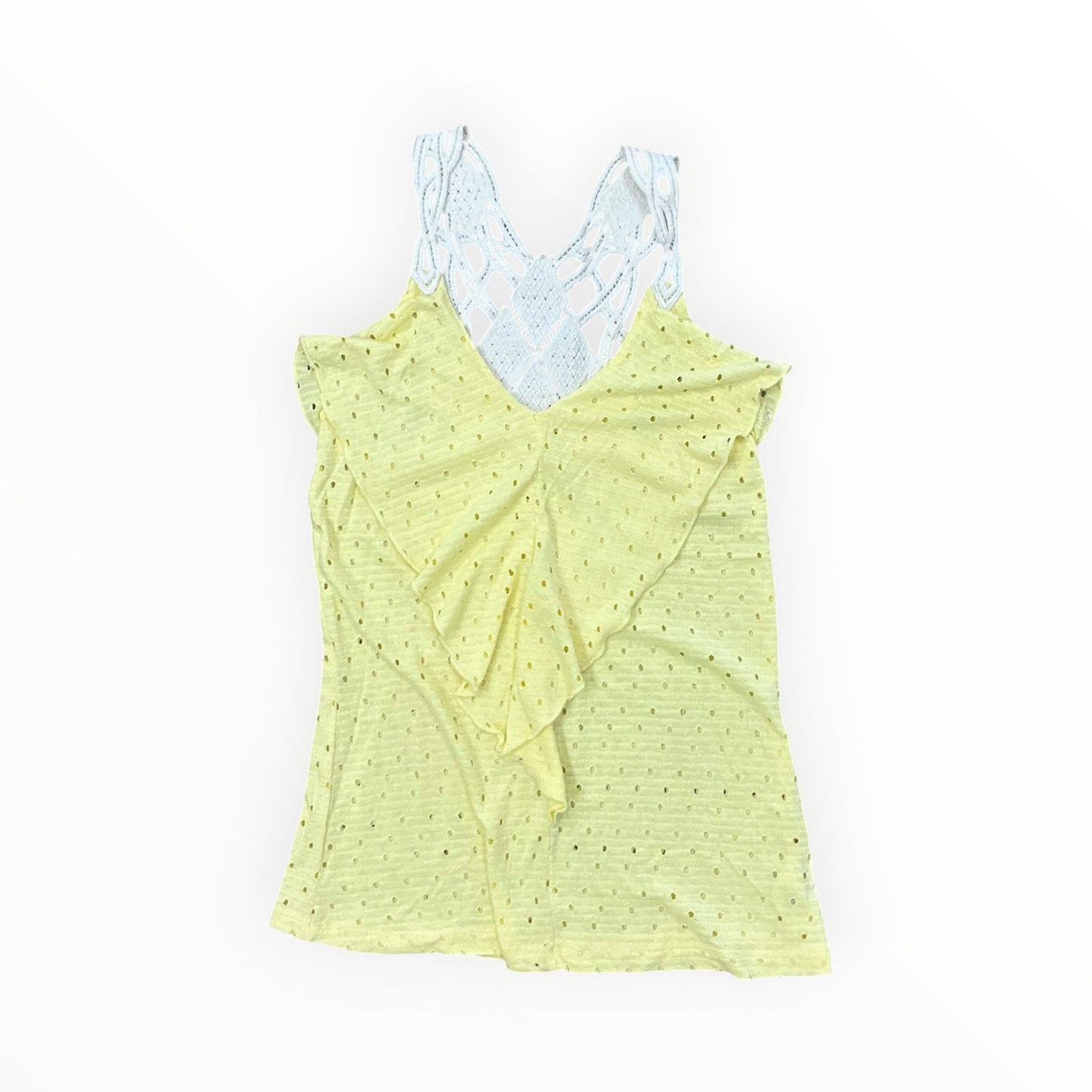 Top Sleeveless By Maurices In Yellow, Size:S