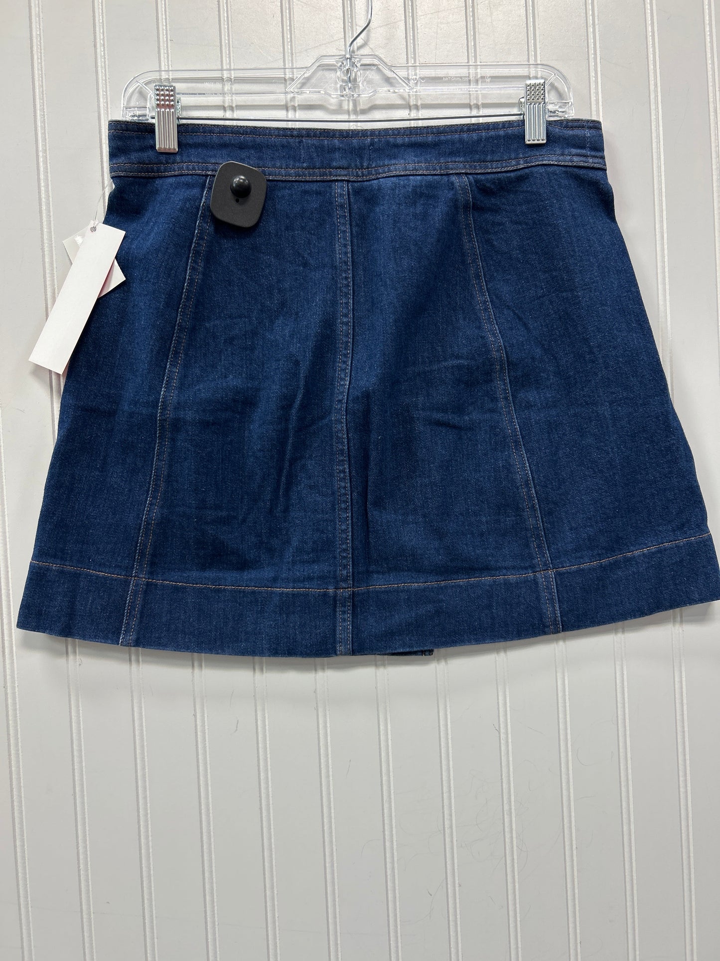 Skirt Mini & Short By Madewell In Blue Denim, Size:8
