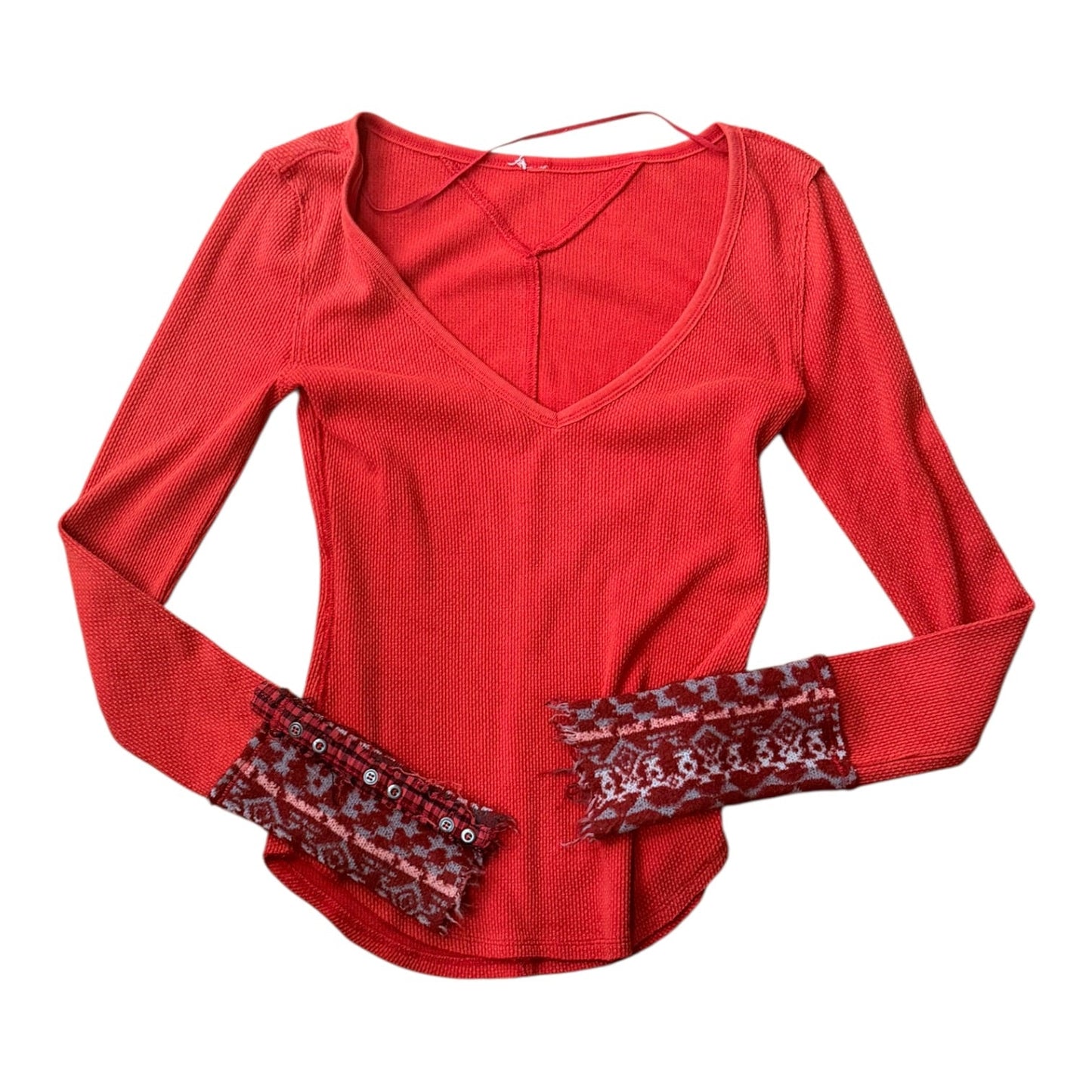 Top Ls By Free People In Red, Size:S