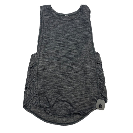 Athletic Tank Top By Lululemon In Grey, Size:S