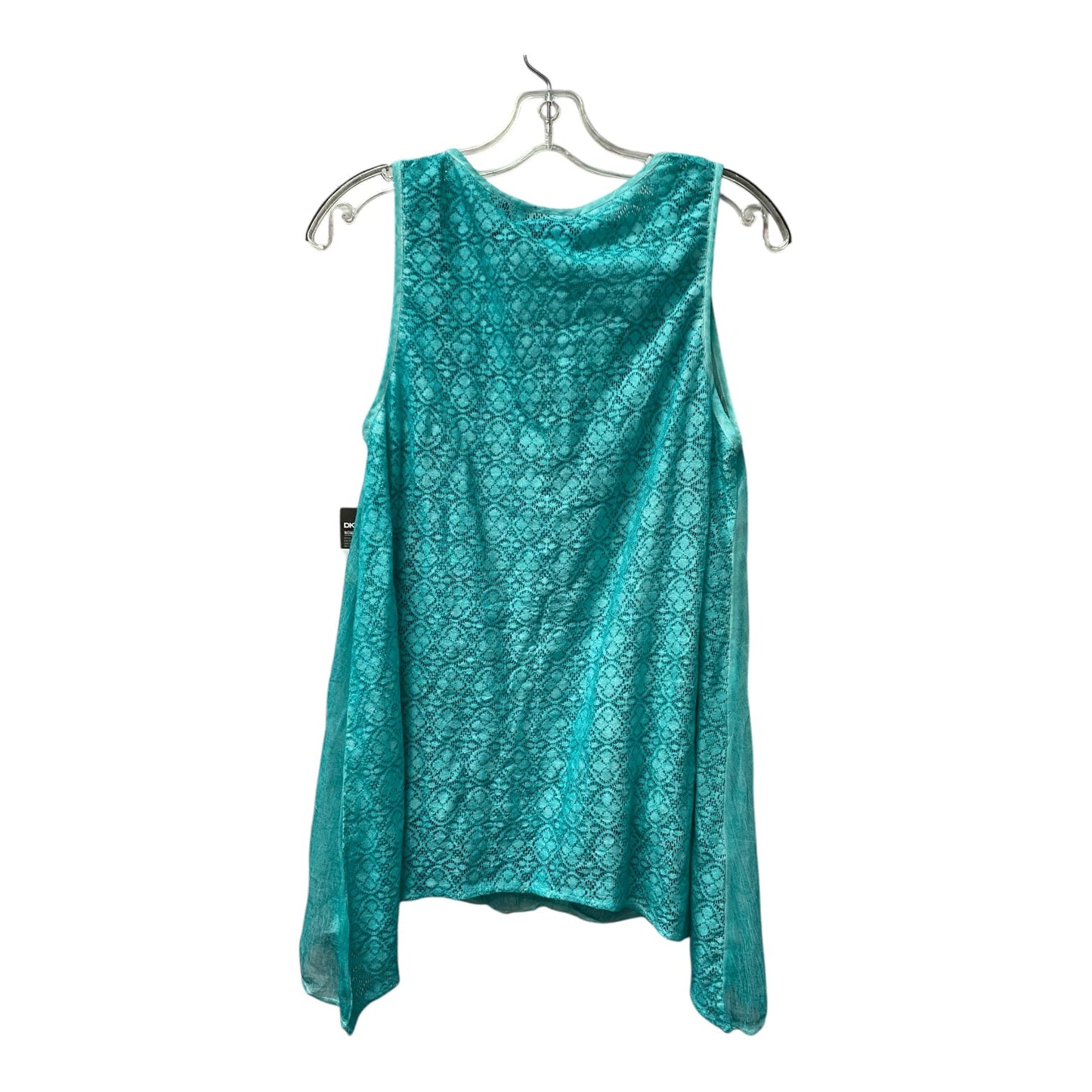 Top Sleeveless By Dkny In Blue, Size:M