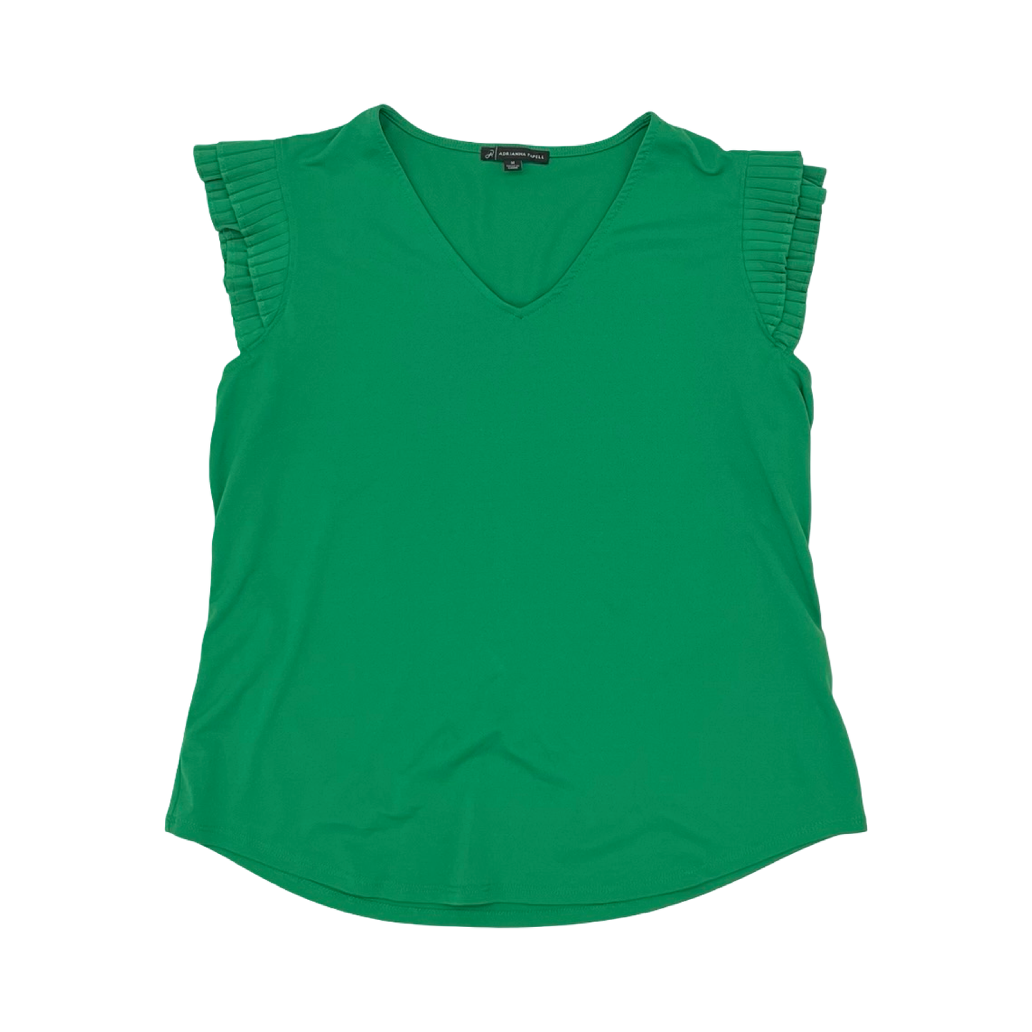 Blouse Ss By Adrianna Papell In Green, Size:M