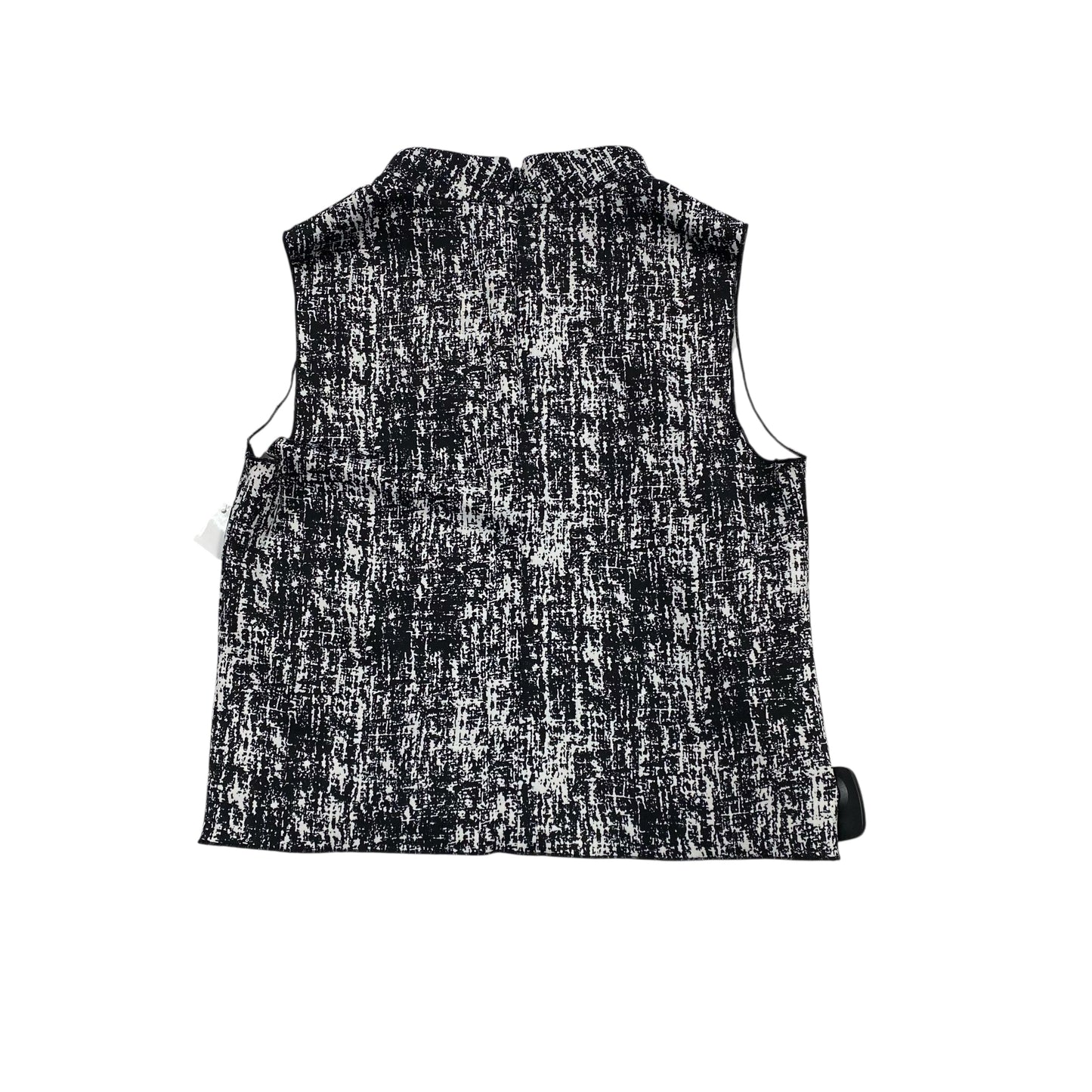 Top Sleeveless By Vince Camuto In Black & White, Size:Xs