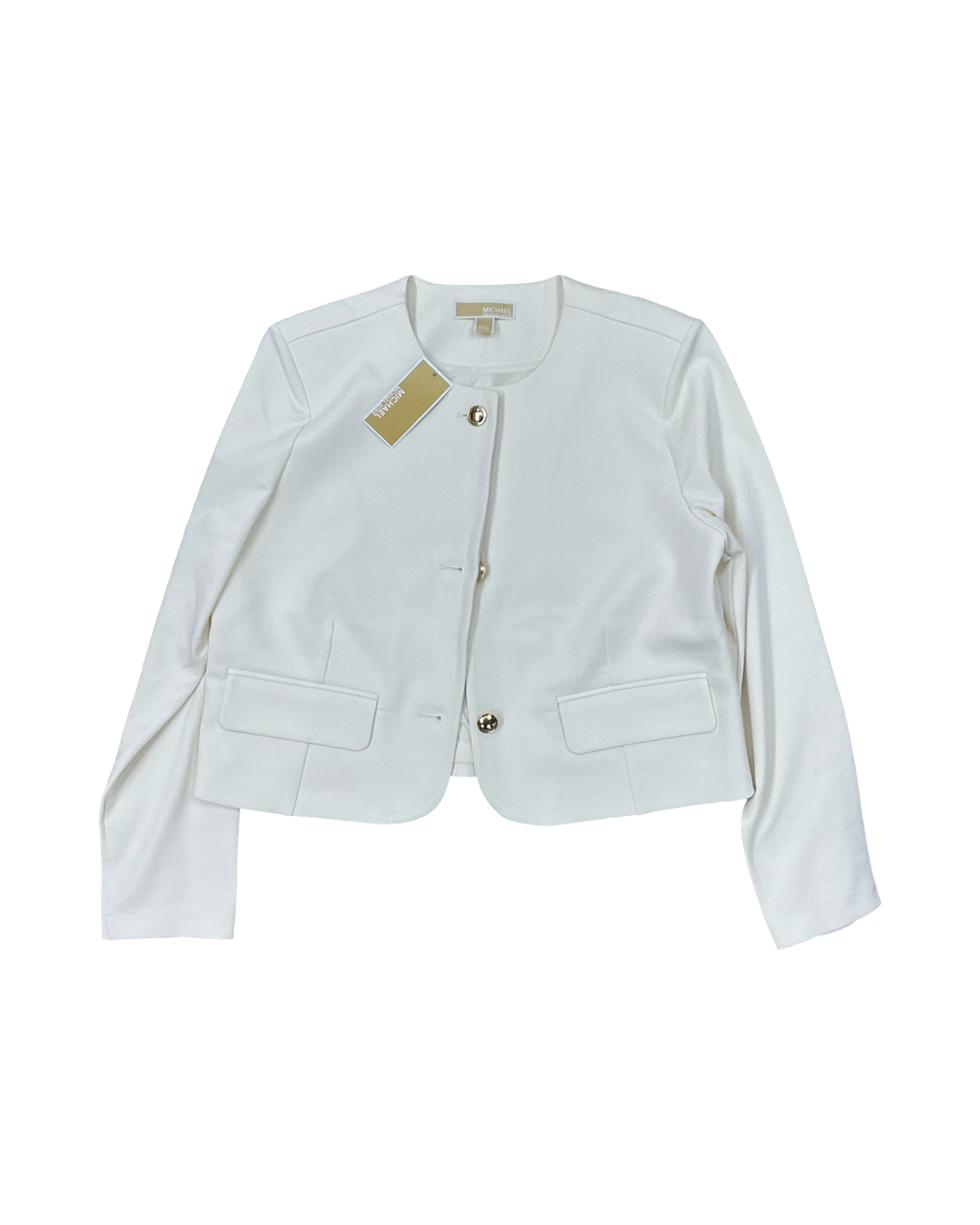 Blazer By Michael By Michael Kors In Cream, Size:L